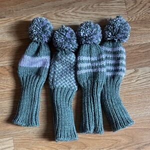 Set of 4 golf club covers. Custom from etsy